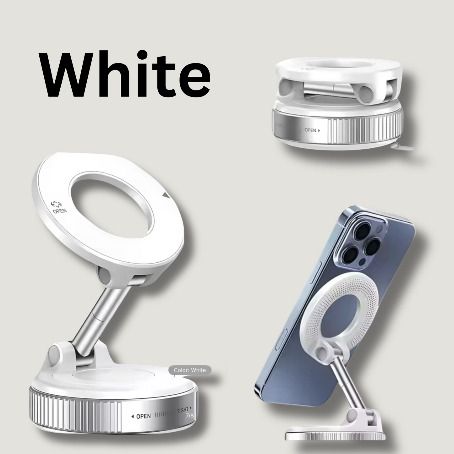 “Grip360 – Strong Magnetic Phone Holder for Car, Home & Office”