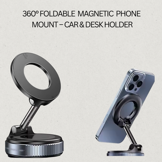 “Grip360 – Strong Magnetic Phone Holder for Car, Home & Office”