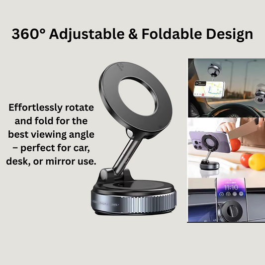 “Grip360 – Strong Magnetic Phone Holder for Car, Home & Office”