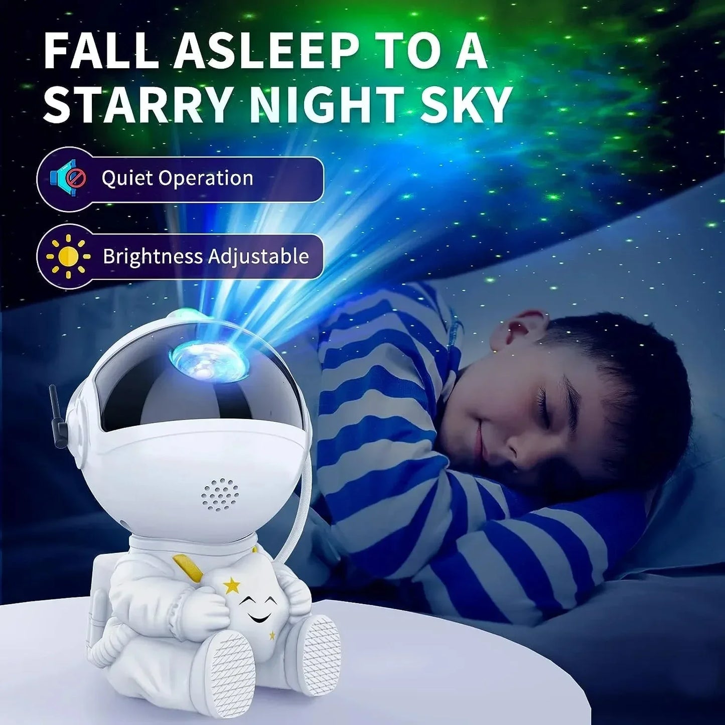 Astronaut Galaxy Star Projector- Create a Magical Sky in Your Room