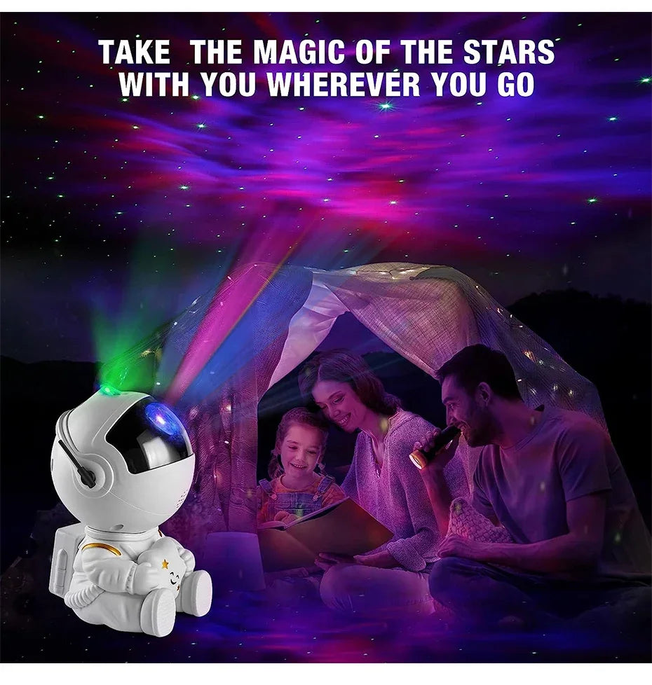 Astronaut Galaxy Star Projector- Create a Magical Sky in Your Room