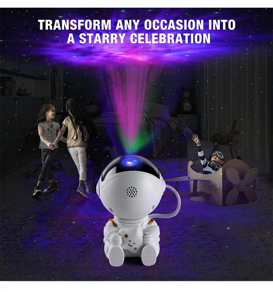 Astronaut Galaxy Star Projector- Create a Magical Sky in Your Room