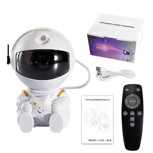 Astronaut Galaxy Star Projector- Create a Magical Sky in Your Room