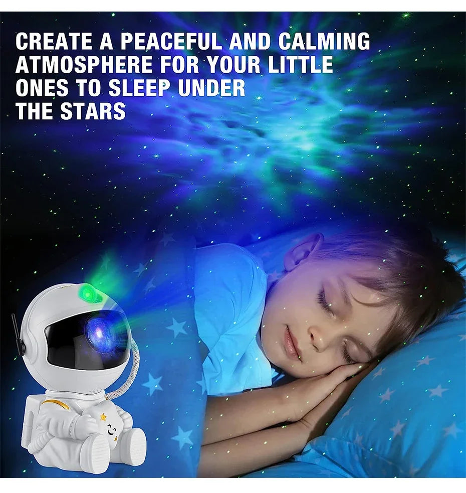 Astronaut Galaxy Star Projector- Create a Magical Sky in Your Room