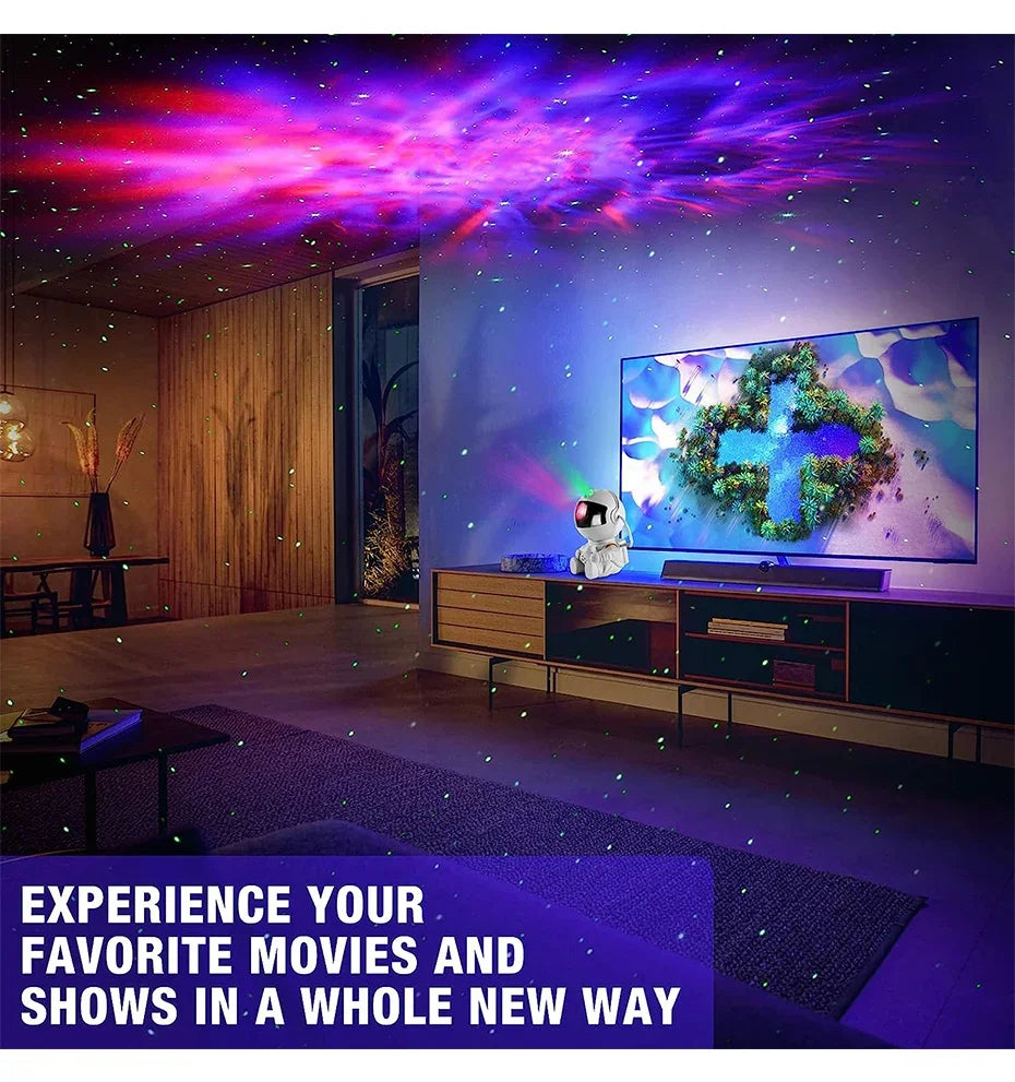 Astronaut Galaxy Star Projector- Create a Magical Sky in Your Room